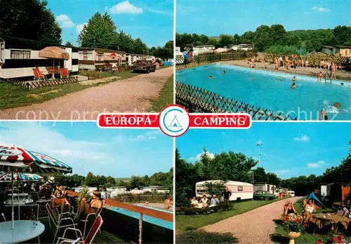 AK / Ansichtskarte Valkenburg_aan_de_Geul Europa Camping Terrasse Schwimmbad Valkenburg_aan_de_Geul