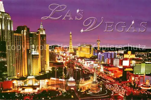 AK / Ansichtskarte Las_Vegas_Nevada Gaming Capital of the World 