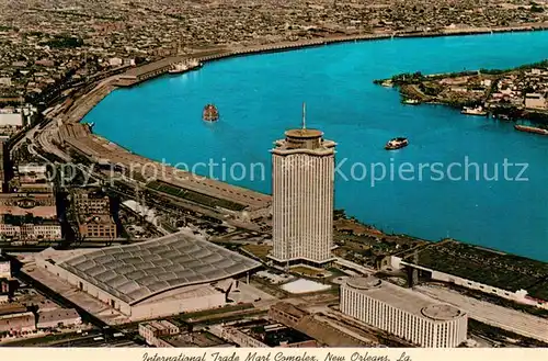 AK / Ansichtskarte New_Orleans_Louisiana International Trade Mart Complex Air view 