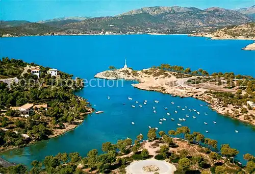 AK / Ansichtskarte Santa_Ponsa_Mallorca_Islas_Baleares Vista aerea de una de sus calatas Santa_Ponsa