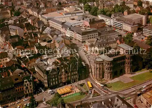 AK / Ansichtskarte Trier Fliegeraufnahme mit Porta Nigra Trier