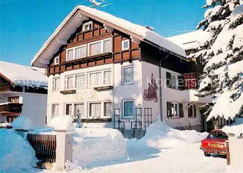 AK / Ansichtskarte Oberstdorf Haus Alpengluehn Oberstdorf