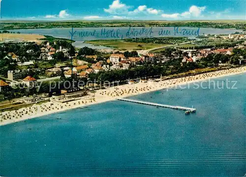 AK / Ansichtskarte Eckernfoerde_Ostseebad Fliegeraufnahme 