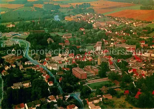 AK / Ansichtskarte Bad_Sassendorf Fliegeraufnahme  mit Moor und Soleheilbad  Bad_Sassendorf