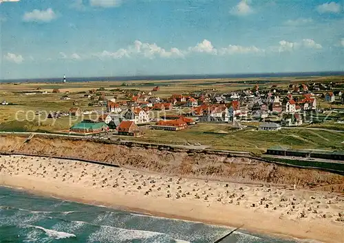 AK / Ansichtskarte Wenningstedt_Sylt Fliegeraufnahme Wenningstedt_Sylt