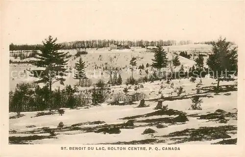 AK / Ansichtskarte St_Benoit_du_Lac_Bolton_Centre_Canada Panorama 