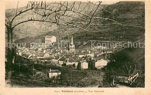 AK / Ansichtskarte Villefort_Lozere Vue generale Villefort_Lozere