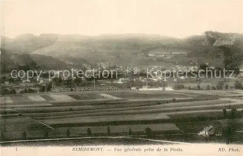 AK / Ansichtskarte Remiremont_Romberg_Vosges_88 Vue generale prise de la Piotte 