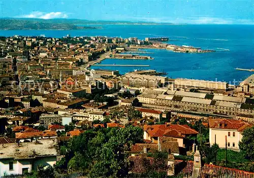AK / Ansichtskarte Trieste_IT Fliegeraufnahme 