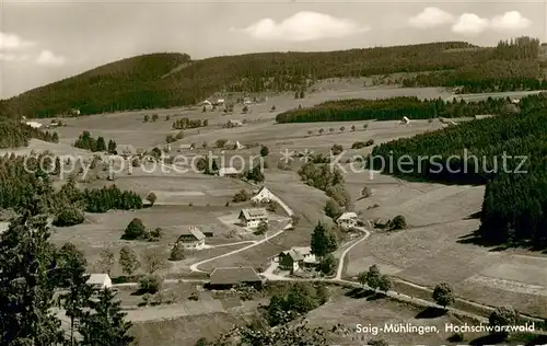 AK / Ansichtskarte Muehlingen_Saig_Schwarzwald Teilansicht Hochschwarzwald Muehlingen_Saig