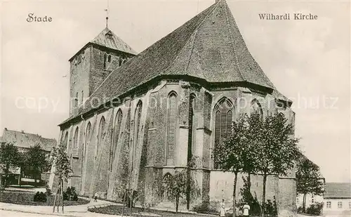 AK / Ansichtskarte Stade_Niederelbe Wilhardi Kirche Stade Niederelbe