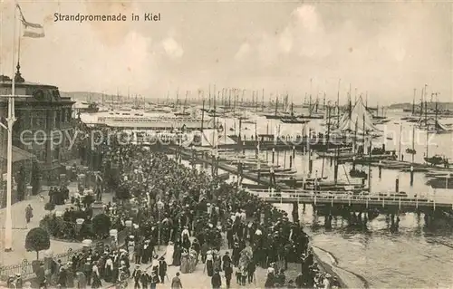 AK / Ansichtskarte Kiel Strandpromenade Kiel