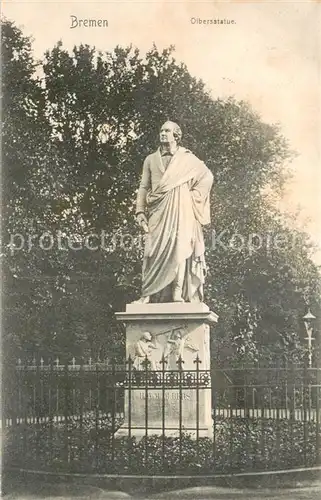 AK / Ansichtskarte Bremen Olbersstatue Bremen