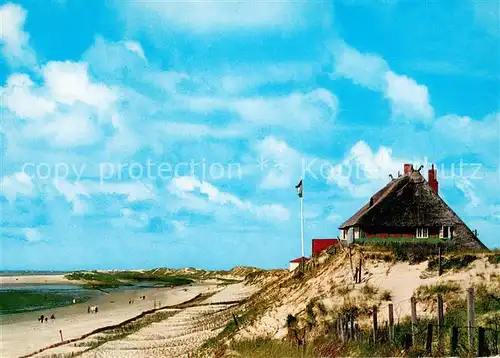 AK / Ansichtskarte Wittduen_Amrum Blick zum Kniepsand Wittduen Amrum