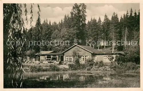 AK / Ansichtskarte Braunlage Waldgaststaette Forellenteich i. Brunnenbachstal Braunlage