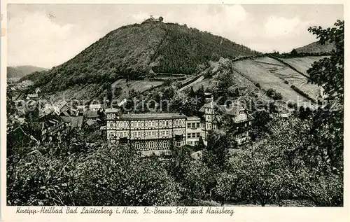 AK / Ansichtskarte Bad_Lauterberg St. Benno Stift u. Hausberg Bad_Lauterberg