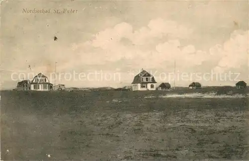 AK / Ansichtskarte St_Peter_ Ording_Nordseebad Haeuser Ansicht 