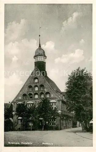 AK / Ansichtskarte Krempe_Holstein Rathaus Aussenansicht Krempe_Holstein