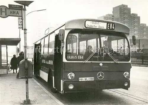 AK / Ansichtskarte Hamburg Eilbus Haltestelle im Neubaugebiet Osdorfer Born Hamburg