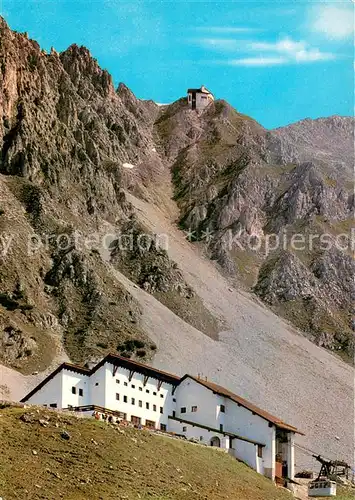 AK / Ansichtskarte Innsbruck_Tirol_AT Nordkettenbahn Station Seegrube mit Bergstation 