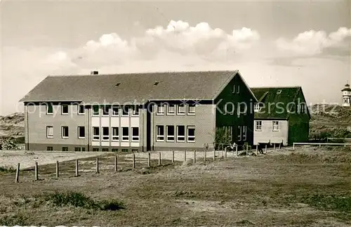 AK / Ansichtskarte Langeoog_Nordseebad Schullandheim Kajuete Aussenansicht Langeoog_Nordseebad