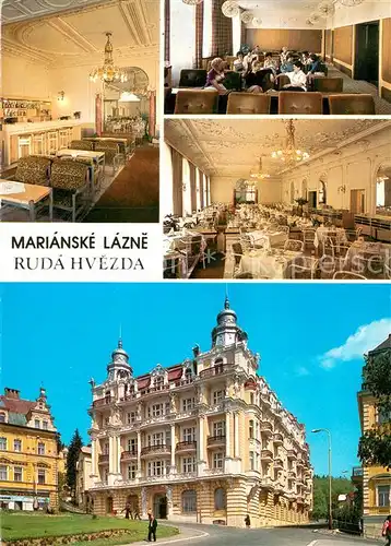 AK / Ansichtskarte Marianske_Lazne Lazensky dum Ruda Hvezda Kurhaus Marianske_Lazne