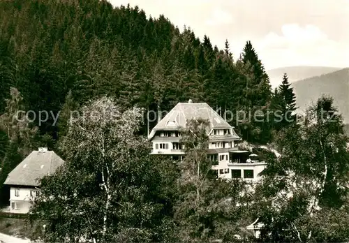 AK / Ansichtskarte Neustadt_Schwarzwald Sanatorium Sonnhalde Hoehenluftkurort Neustadt_Schwarzwald