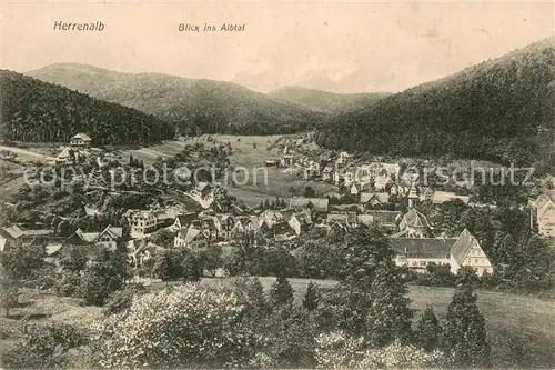 AK / Ansichtskarte Herrenalb_Schwarzwald Blick ins Albtal 