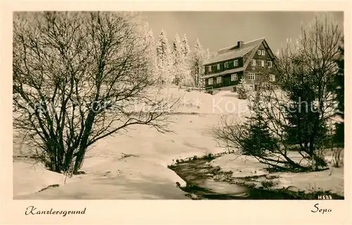 AK / Ansichtskarte Oberschoenau_Thueringen Waldhotel Kanzlersgrund Oberschoenau Thueringen