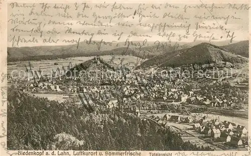 AK / Ansichtskarte Biedenkopf_Lahn Panorama 