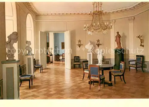 AK / Ansichtskarte Kassel Schloss Wilhelmshoehe Blaues Zimmer im Weissensteinfluegel Kassel