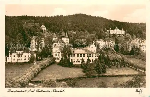 AK / Ansichtskarte Marienbad_Tschechien_Boehmen Teilansicht Marienbad_Tschechien