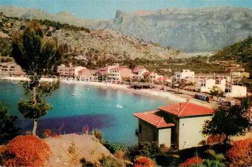 AK / Ansichtskarte Soller_Mallorca Puerto de Soller Playa Soller_Mallorca