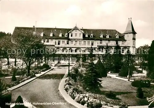 AK / Ansichtskarte Hahnenklee Bockswiese_Harz Hahnenklee Hof Hotel Hahnenklee Bockswiese