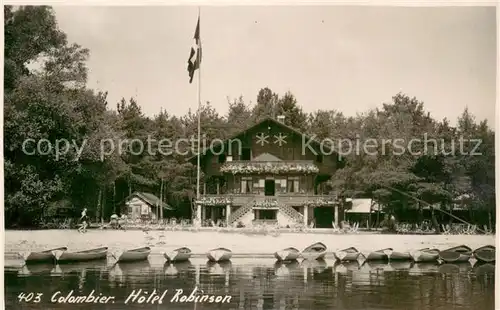 AK / Ansichtskarte Colombier__NE Hotel Robinson am Neuenburgersee 