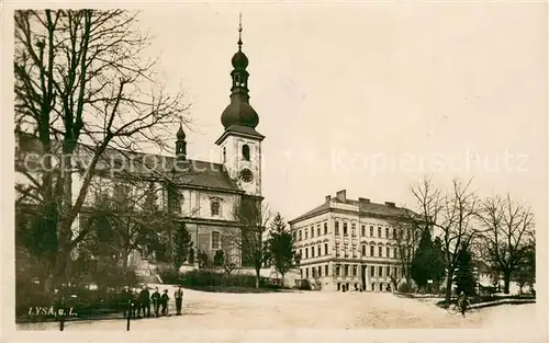 AK / Ansichtskarte Lysa_nad_Labem_CZ Kirche 