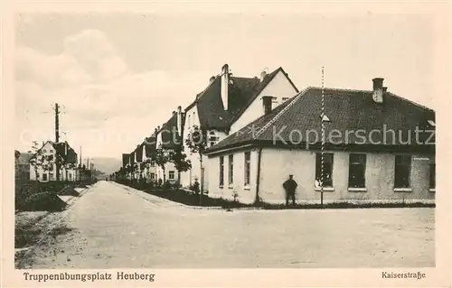 AK / Ansichtskarte Heuberg__Truppenuebungsplatz_Stetten_akM Kaiserstrasse 