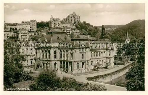 AK / Ansichtskarte Karlsbad_Eger_Karlovy_Vary Kaiserbad Aussenansicht 