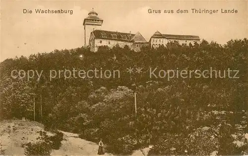 AK / Ansichtskarte Wachsenburg_Veste_Thueringen Ansicht 