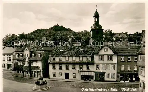 AK / Ansichtskarte Bad_Blankenburg Marktplatz Bad_Blankenburg