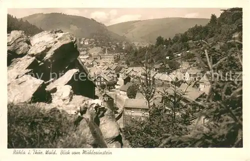 AK / Ansichtskarte Ruhla Blick vom Muehlrainstein Ruhla