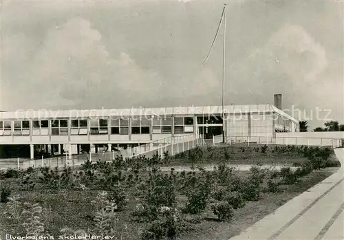 AK / Ansichtskarte Herlev_DK Elverkajens skole 