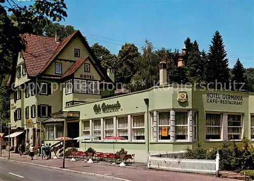 AK / Ansichtskarte Bad_Liebenzell Hotel Germania Cafe Restaurant Bad_Liebenzell