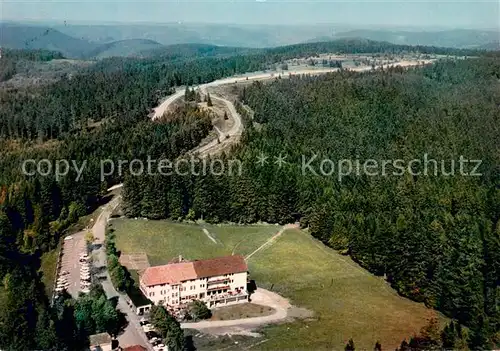 AK / Ansichtskarte Freudenstadt Schmelzles Hoehenhotel Zuflucht Fliegeraufnahme Freudenstadt