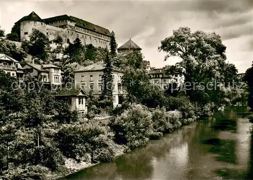 AK / Ansichtskarte Tuebingen Am Neckar mit Blick zum Schloss Tuebingen