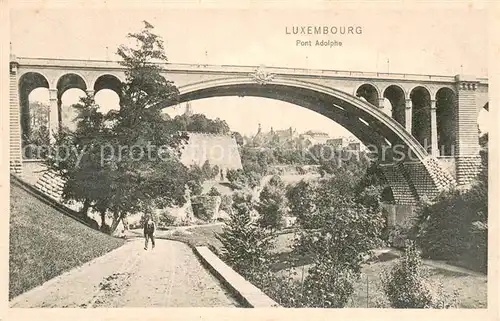 AK / Ansichtskarte Luxembourg__Luxemburg Pont Adolphe 