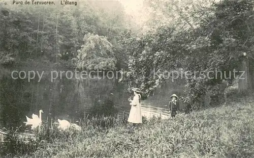 AK / Ansichtskarte Tervueren Park l etang Tervueren