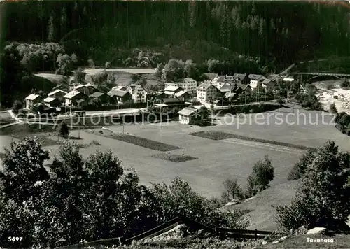 AK / Ansichtskarte Tavanasa_GR Blick ins Tal 