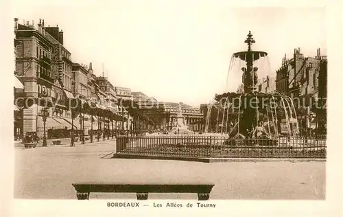 AK / Ansichtskarte Bordeaux_33 Les Allees de Tourny 
