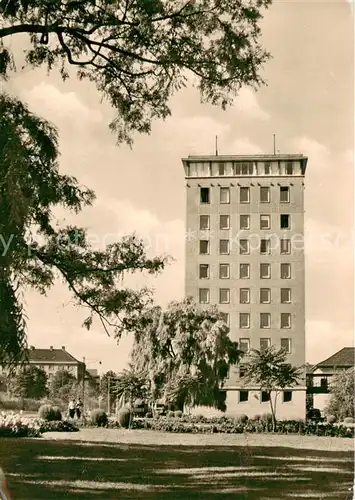 AK / Ansichtskarte Erfurt Hochhaus Aussenansicht Erfurt